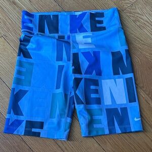Nike Teal and Gray Dri-FIT Shorts